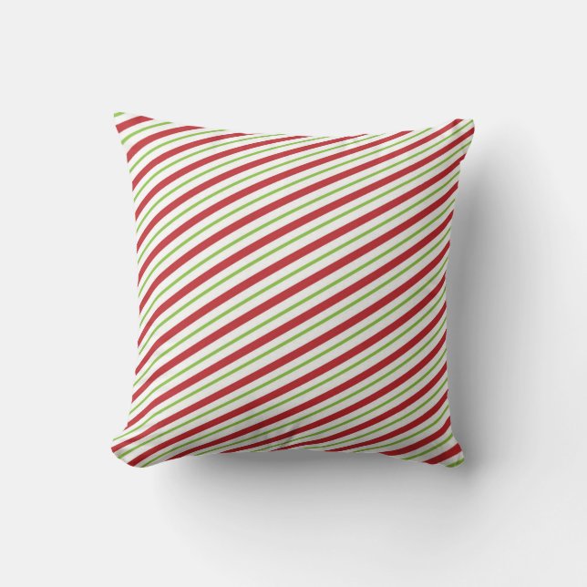 Candy Cane Candy Cane Clipar Kussen (Voorkant)