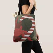 Candy Cane Canvas tas (Dichtbij)
