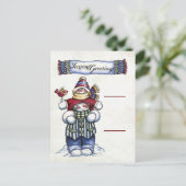 Candy Cane Card Holders Briefkaart (Staand voorkant)