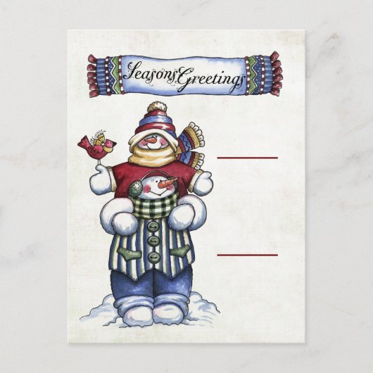 Candy Cane Card Holders Briefkaart (Voorkant)