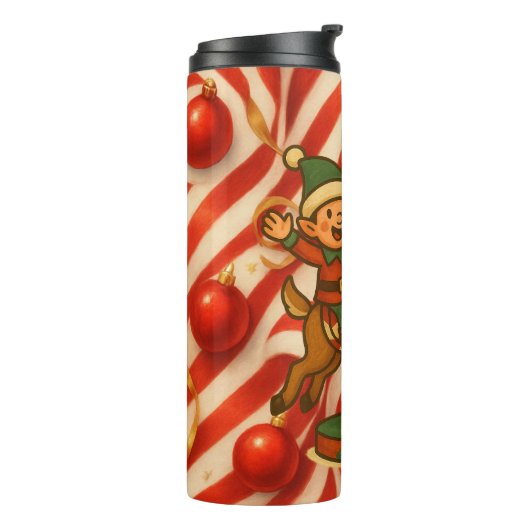 Candy Cane Carousel Thermosbeker (Gedraaid links)