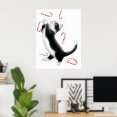 Candy Cane Cat Toys Print (Thuiskantoor)