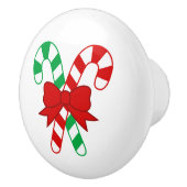 Candy Cane Ceramic Knob. Keramische Knop (Rechts)