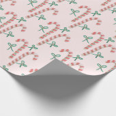 Candy Cane Cheer Cadeaupapier (Hoek)