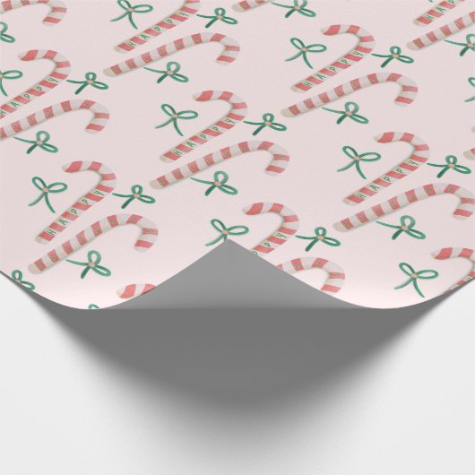 Candy Cane Cheer Cadeaupapier (Hoek)