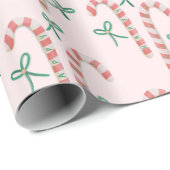 Candy Cane Cheer Cadeaupapier (Rol Hoek)