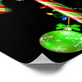 Candy Cane Chest Nuts Couples Funny Chestnuts Xmas Poster (Hoek)