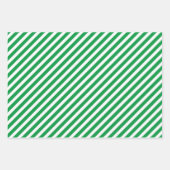 Candy Cane Chevron en Stripes Pattern Inpakpapier Vel (Voorkant 2)
