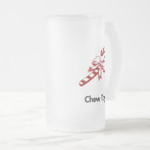 Candy Cane Chew Speelgoed Matglas Bierpul (Voorkant rechts)