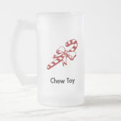 Candy Cane Chew Speelgoed Matglas Bierpul (Links)
