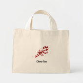 Candy Cane Chew Speelgoed Mini Tote Bag (Voorkant)