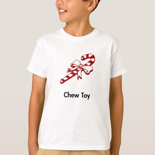 Candy Cane Chew Speelgoed T-shirt (Voorkant)