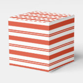 Candy Cane Chorus-Big Stripe Horizonal Gift Box Bedankdoosjes (Voorkant Zijde)