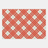 Candy Cane Chorus Diagonal Flat Sheet Set of 3 Inpakpapier Vel (Voorkant 3)