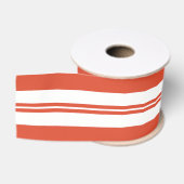 Candy Cane Chorus-Grote horizontale streep Grosgrain Lint (Spoel)