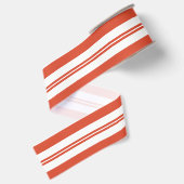 Candy Cane Chorus-Grote horizontale streep Grosgrain Lint (Achterkant)
