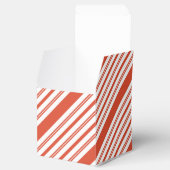 Candy Cane Chorus-Stripe-Diagonal Bedankdoosjes (Geopend)