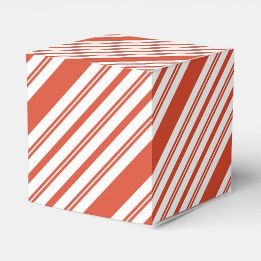 Candy Cane Chorus-Stripe-Diagonal Bedankdoosjes (Achterkant)