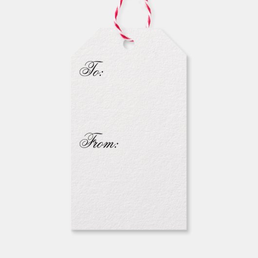 Candy Cane Chorus-Stripe-Diagonal Cadeaulabel (Achterkant)