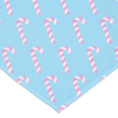 Candy Cane Christmas Blue Tafelkleed (Gekanteld)