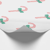 Candy Cane Christmas Cadeaupapier (Hoek)