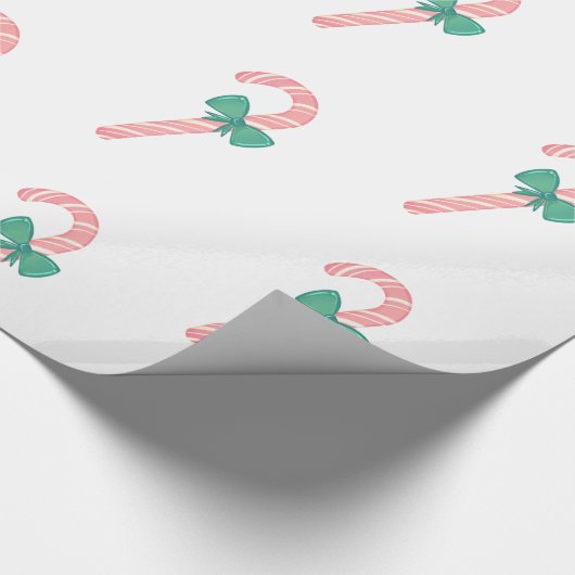 Candy Cane Christmas Cadeaupapier (Hoek)