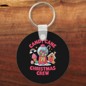 Candy Cane Christmas Crew Gumball Gingerbread Pepp Sleutelhanger (Voorkant)