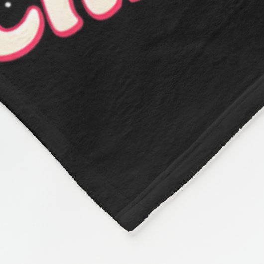 Candy Cane Christmas Crew House Candy Security Can Fleece Deken (Hoek)