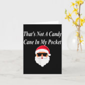 Candy Cane Christmas Funny Naughty Dirty Raunchy G Kaart (Gele Bloem)