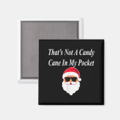 Candy Cane Christmas Funny Naughty Dirty Raunchy G Magneet (Voorkant / Achterkant)