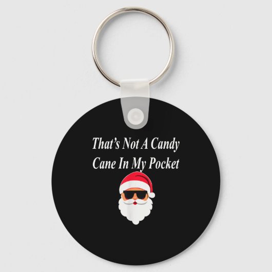 Candy Cane Christmas Funny Naughty Dirty Raunchy G Sleutelhanger (Voorkant)