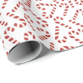Candy Cane Christmas Gift Wrapping Paper Cadeaupapier (Rol Hoek)