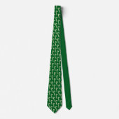 Candy Cane Christmas Green Stropdas (Voorkant)