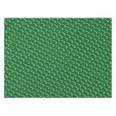 Candy Cane Christmas Green Tafelkleed (Voorkant (Horizontaal))