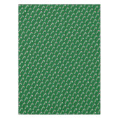 Candy Cane Christmas Green Tafelkleed (Voorkant)