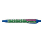 Candy Cane Christmas Green Zwarte Inkt Pen (Bodem)