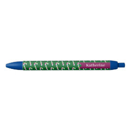 Candy Cane Christmas Green Zwarte Inkt Pen