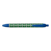 Candy Cane Christmas Green Zwarte Inkt Pen (Achterkant)