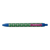 Candy Cane Christmas Green Zwarte Inkt Pen (Voorkant)