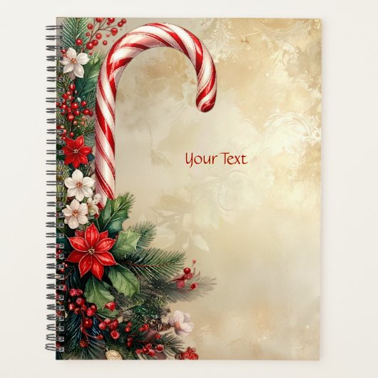 Candy Cane Christmas Holiday Planner (Voorkant)