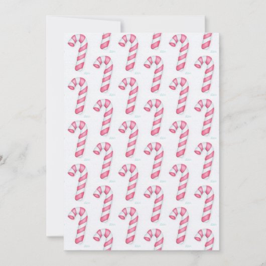 Candy Cane Christmas Kaarten (Voorkant)