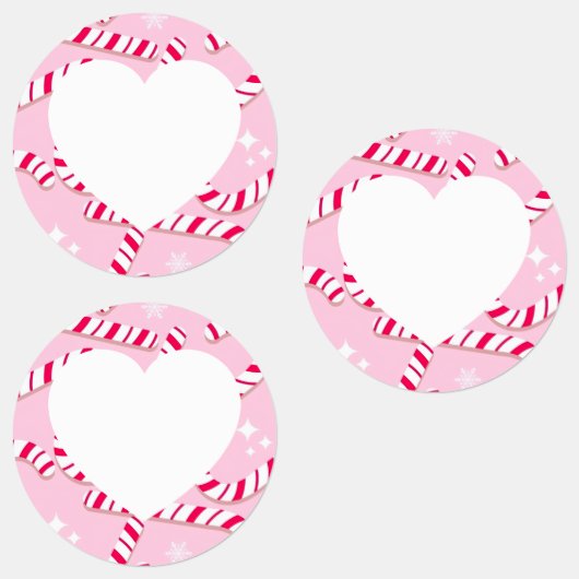 Candy Cane Christmas Labels (Groep)