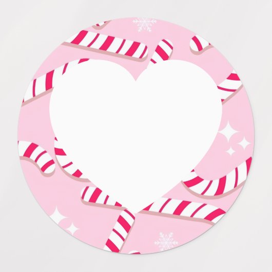 Candy Cane Christmas Labels (Design 2)