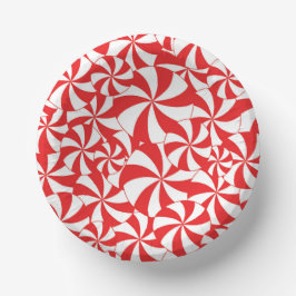 Candy Cane Christmas Party Paper Plates Papieren Kommen