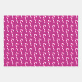 Candy Cane Christmas Red Inpakpapier Vel (Voorkant 3)