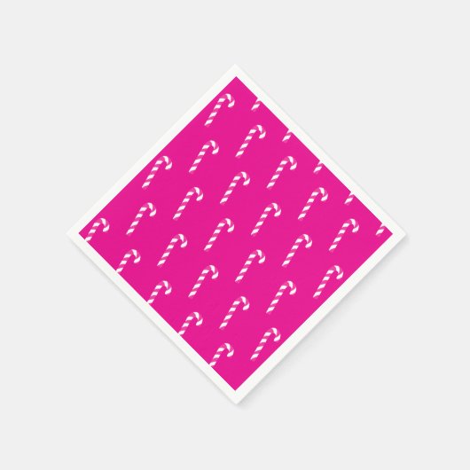 Candy Cane Christmas Red Servet (Hoek)