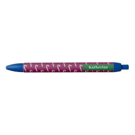 Candy Cane Christmas Red Zwarte Inkt Pen