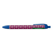 Candy Cane Christmas Red Zwarte Inkt Pen (Bovenkant)