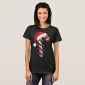 Candy Cane Christmas Shirt Santa Hat Family Matchi (Voorkant volledig)