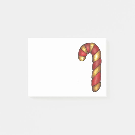 Candy Cane Christmas Sugar Cookie Holiday Bakken Post-it® Notes (Voorkant)